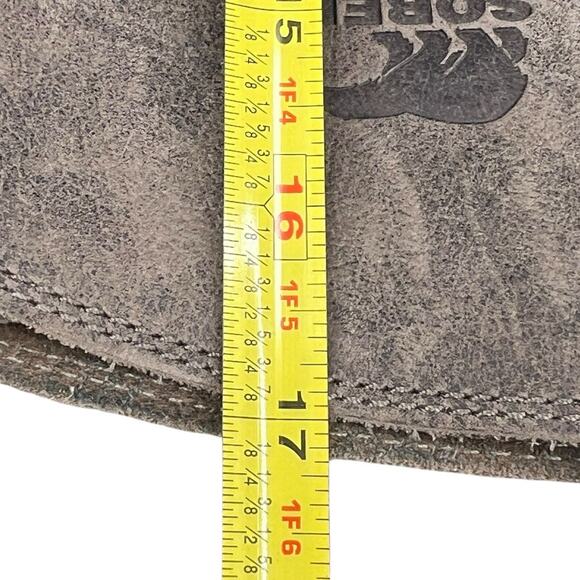 Sorel Women’s Cate The Great Brown Suede Wedge Riding Boot Size US 9 - Picture 10 of 11